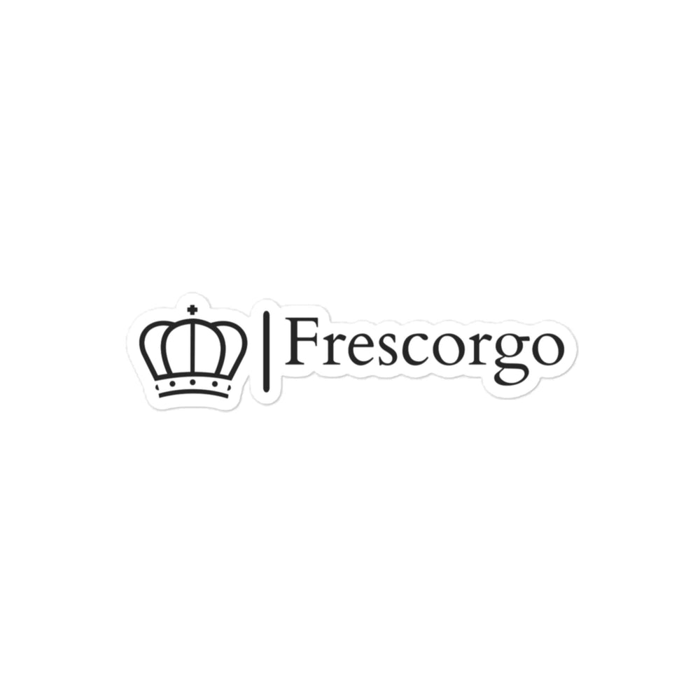 The Frescorgo Bubble-free sticker