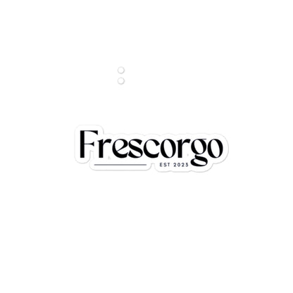 Vintage Frescorgo Bubble-free sticker