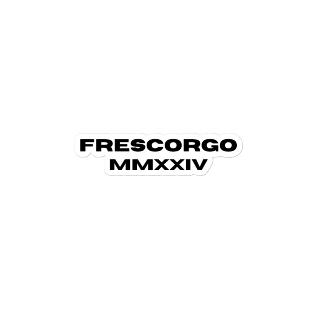 Frescorgo 2024 Bubble-free stickers