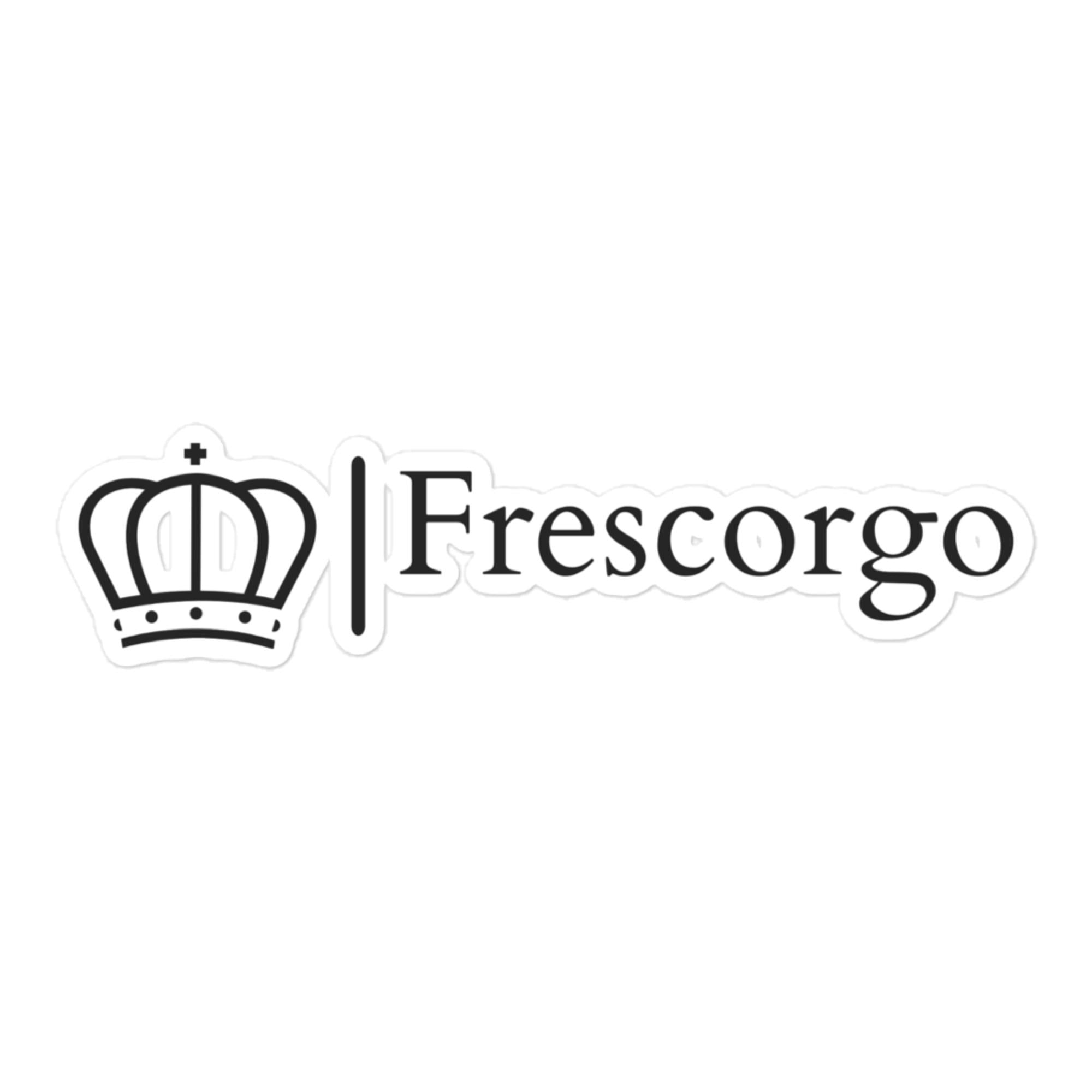 The Frescorgo Bubble-free sticker