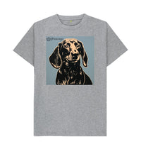 Athletic Grey Men\u2019s Frescorgo Yellow and Black Dog Tee