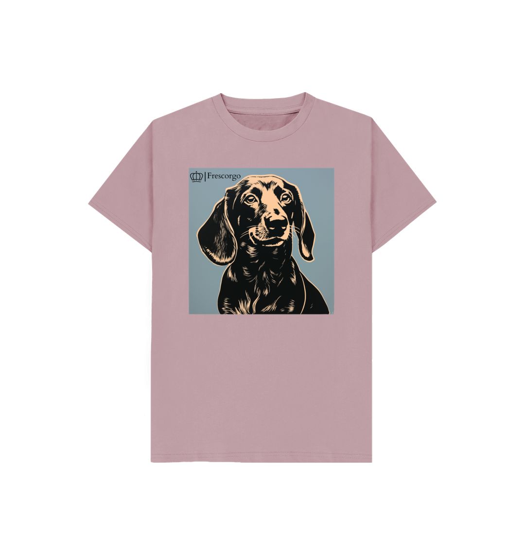 Mauve Kid\u2019s Frescorgo Yellow and Black Dog Tee