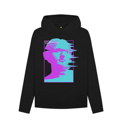 Black Women\u2019s Blurry Statue Hoodie