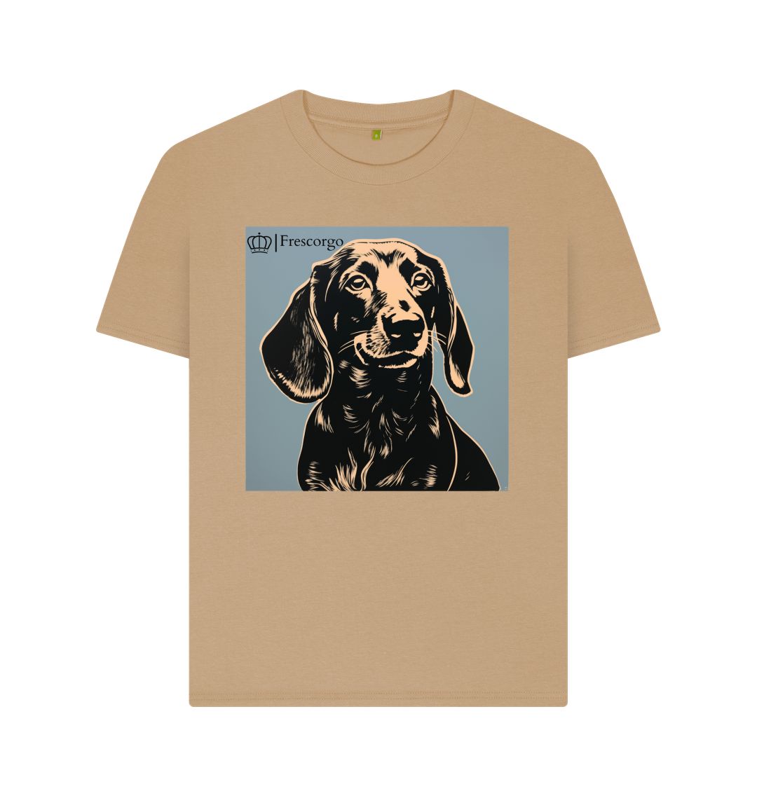 Sand Women\u2019s Frescorgo Yellow and Black Dog Tee