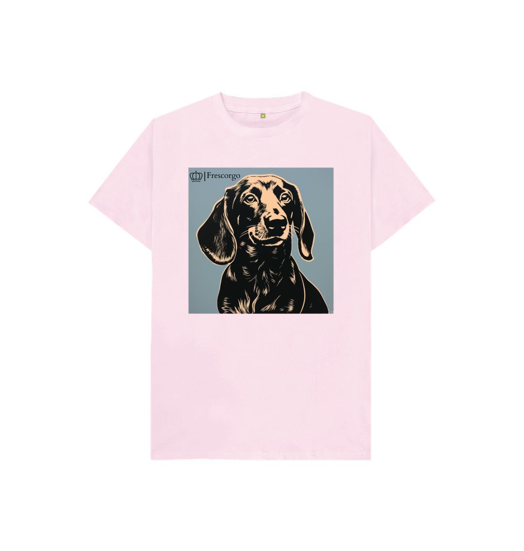 Pink Kid\u2019s Frescorgo Yellow and Black Dog Tee