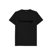 Black Kid\u2019s Organic Cotton Modern Frescorgo Clothing Tee