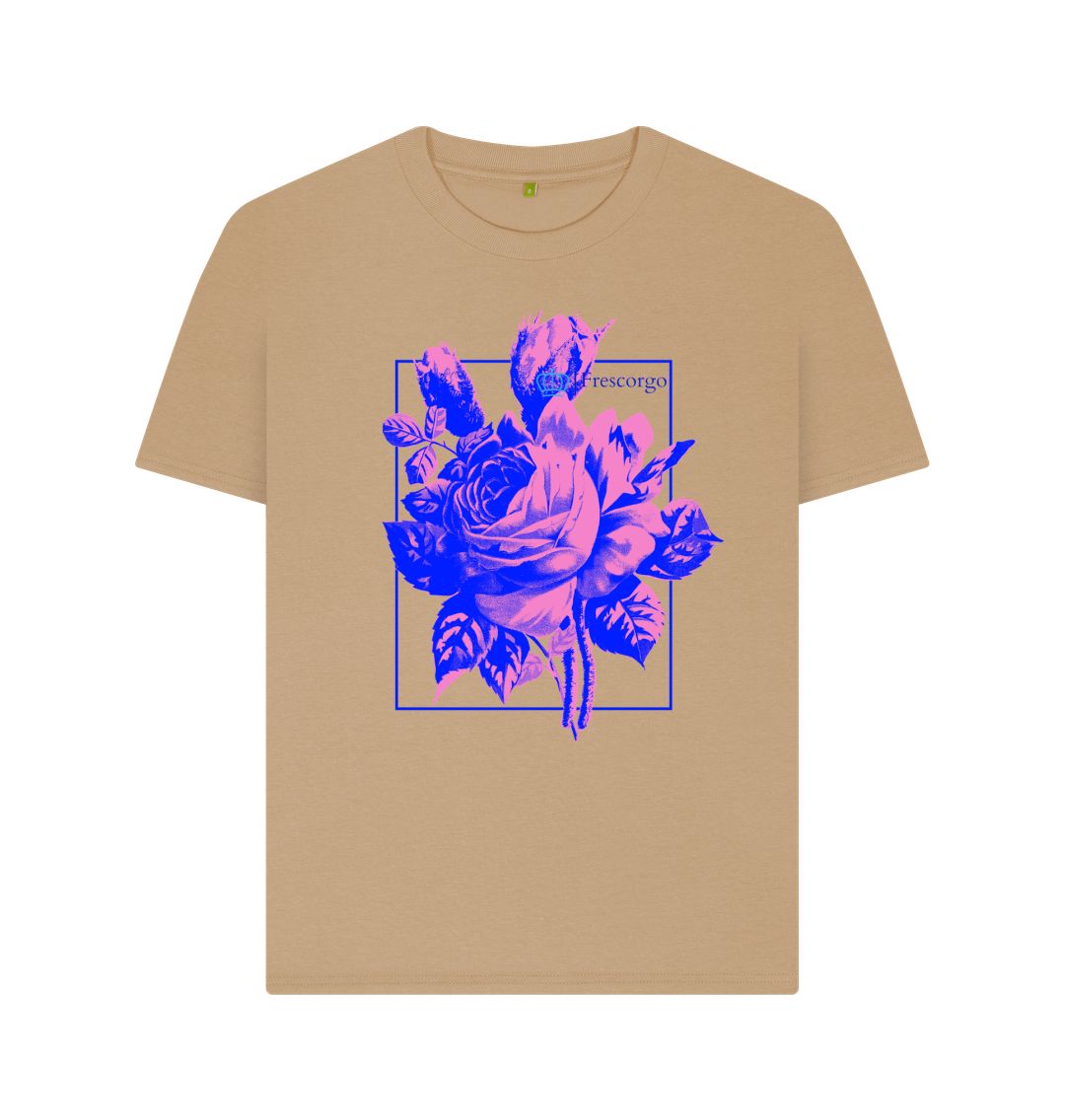 Sand Women\u2019s Retro Flower T- Shirt