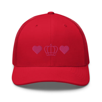 Crown Hearts Trucker Cap