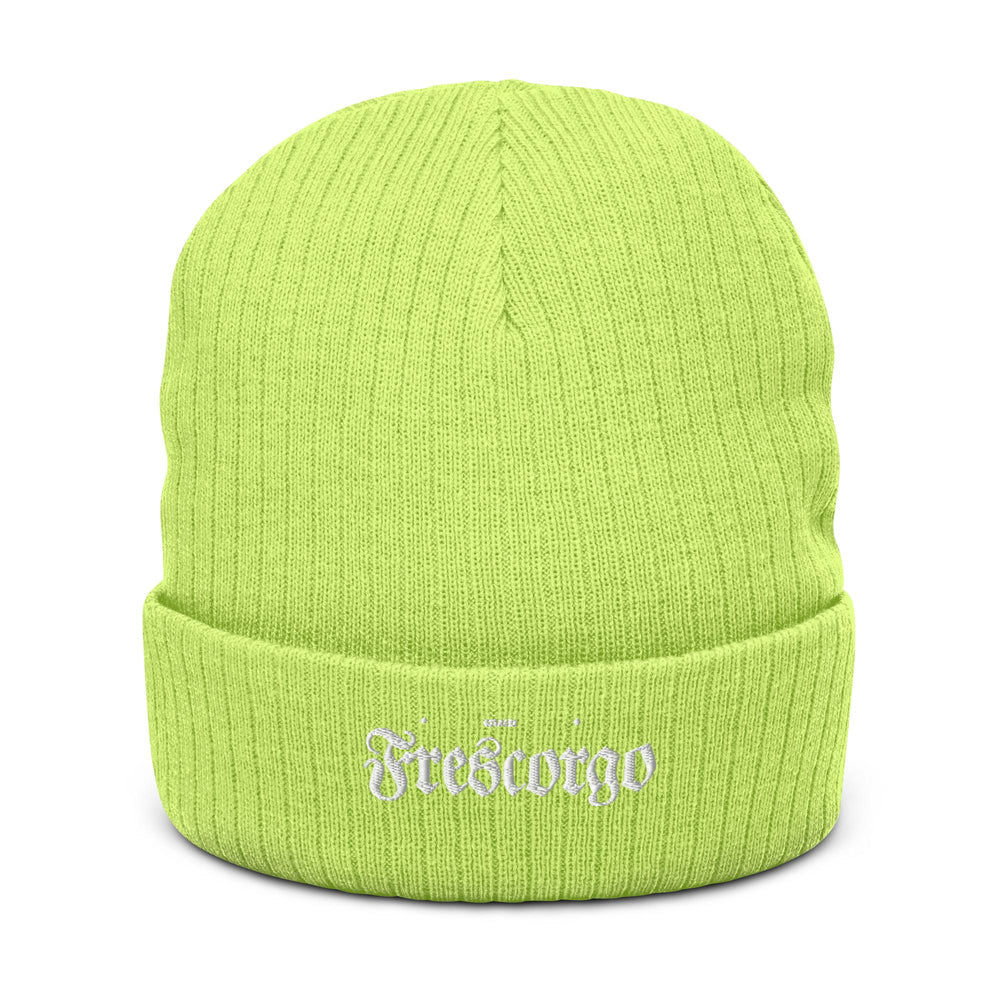 Frescorgo Organic Ribbed knit beanie