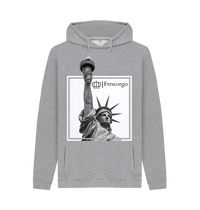 Light Heather Printed Hoody Front