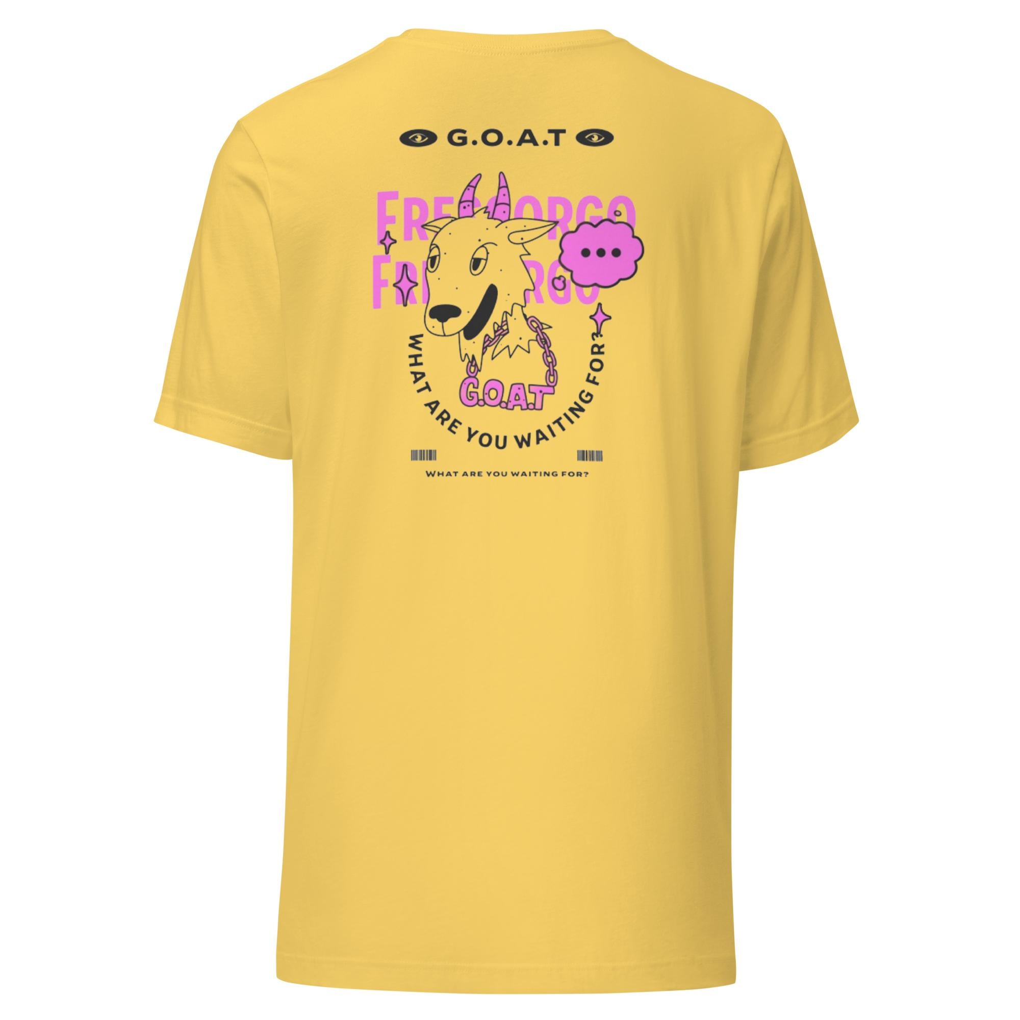 Frescorgo G.O.A.T Unisex t-shirt