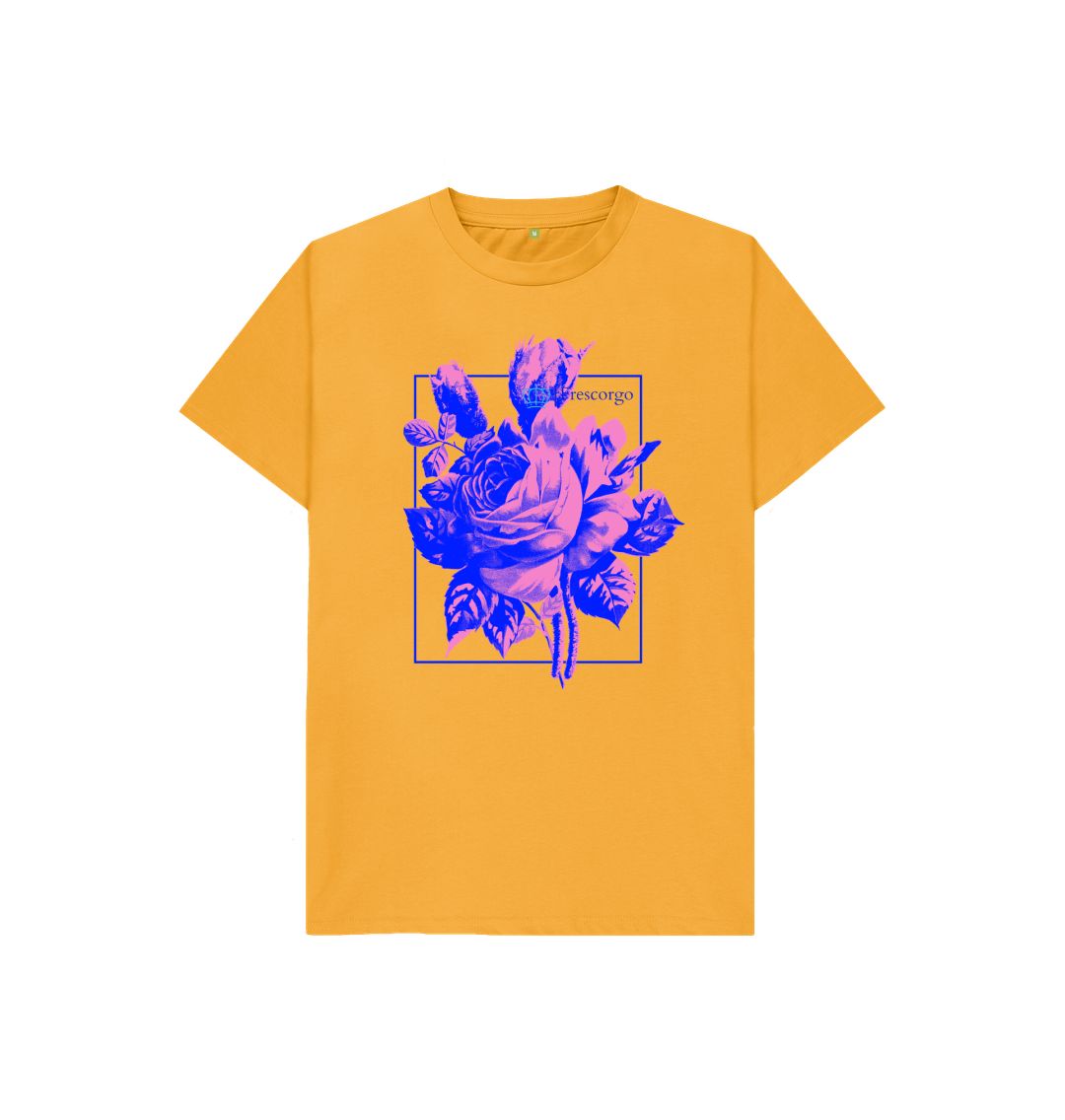 Mustard Kid\u2019s Retro Flower T- Shirt