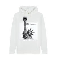 White Men\u2019s Organic Cotton Statue Of Liberty Hoodie