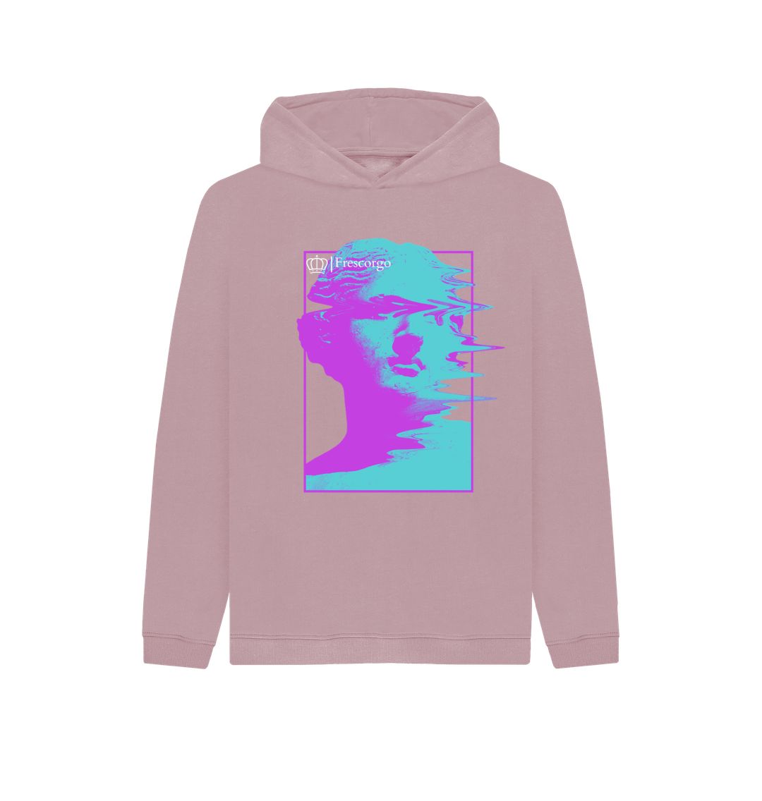 Mauve Men\u2019s Blurry Statue Hoodie