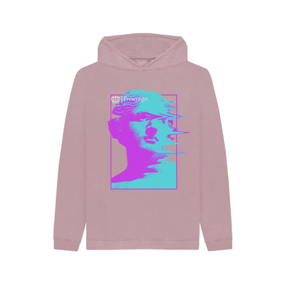 Mauve Kid\u2019s Blurry Statue Hoodie